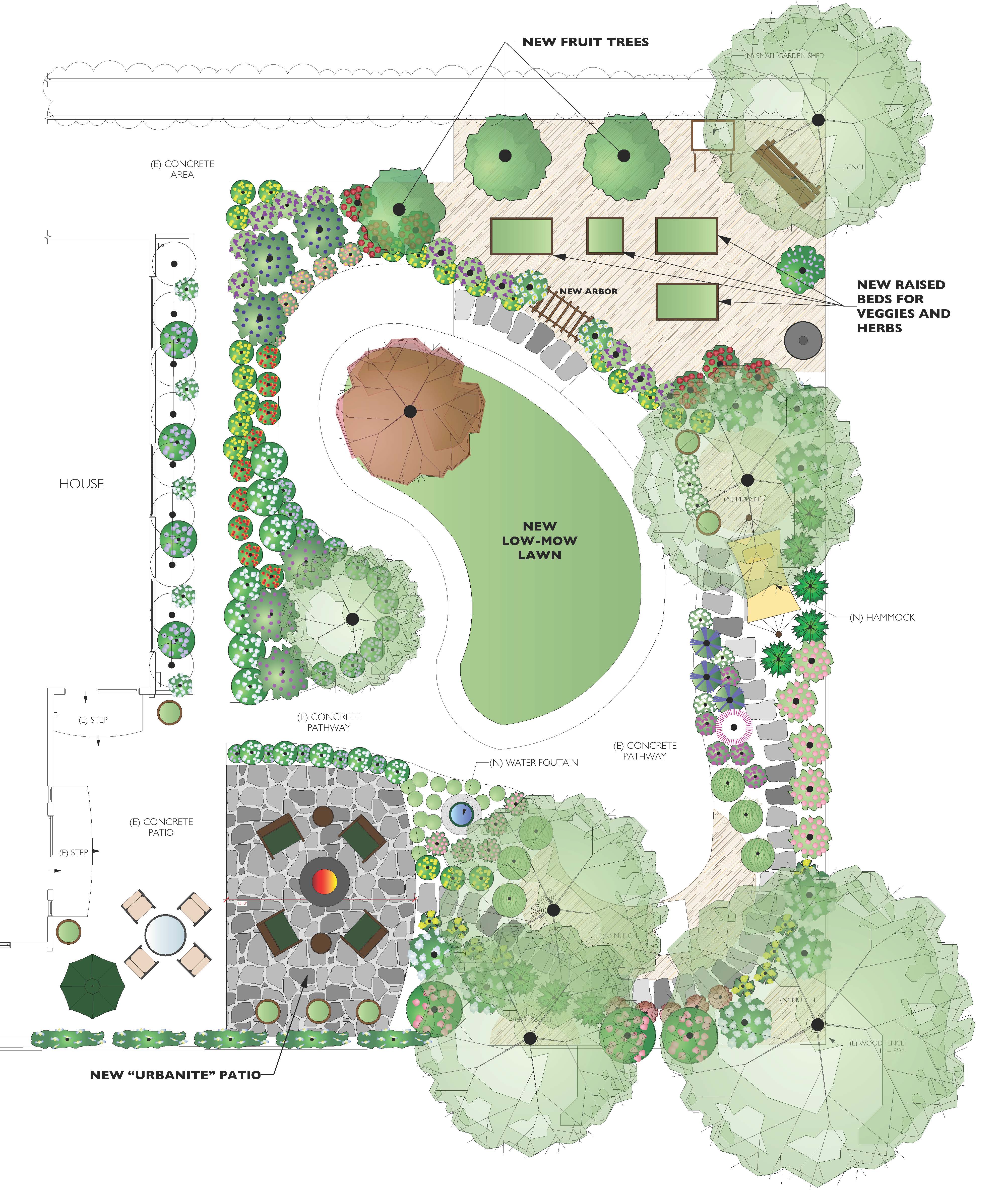Cupertion Conceptual Garden Design